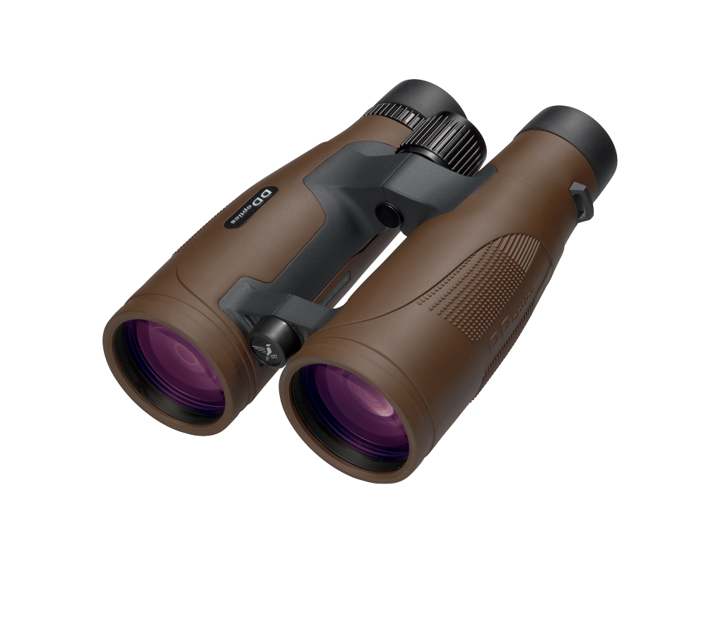 DDoptics Fernglas Pirschler 8x56 Gen3 | braun | Loden-Leder